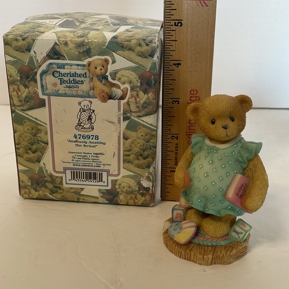 Cherished Teddies by Enesco “Anxiously Awaiting The Arrival” - Picture 13 of 14